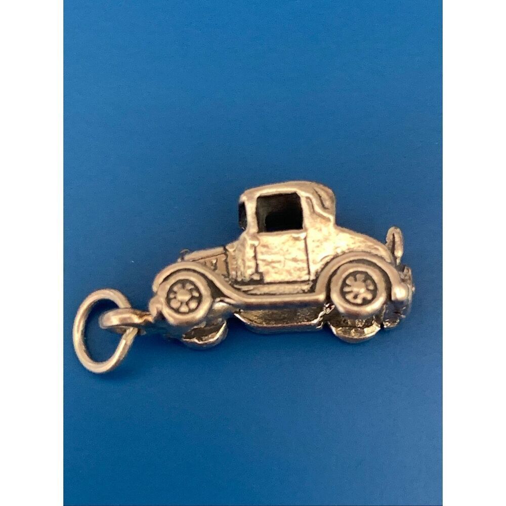 Model T Automobile Sterling Silver Jewelry Charm #vintage #cars